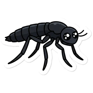 Sticker of Antarctic midge