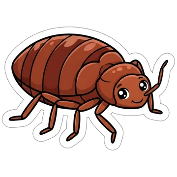 Sticker of Bed bug