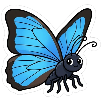 Blue morpho