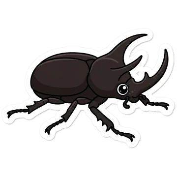 Sticker of Caucasus beetle