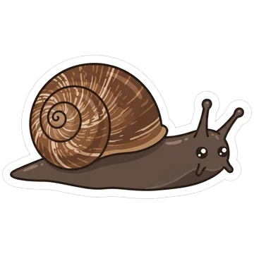 Sticker of Copse snail