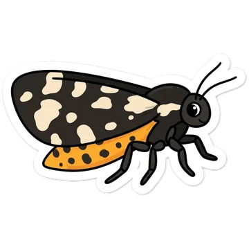 Sticker of Cream-spot tiger