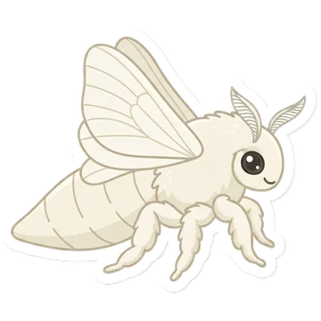 Domestic silk moth