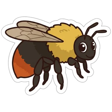 Sticker of Early bumblebee