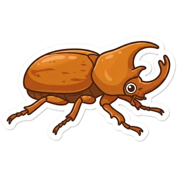 Sticker of Elephant beetle