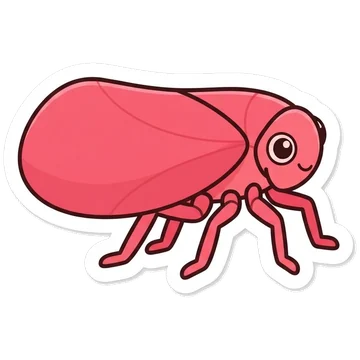 Sticker of Flatid leaf bug