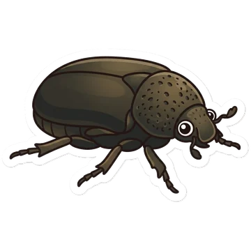 Sticker of Hermit beetle