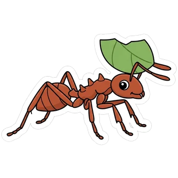 Sticker of Leafcutter ant