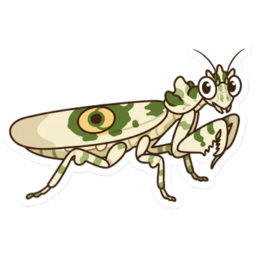 Sticker of Spiny flower mantis