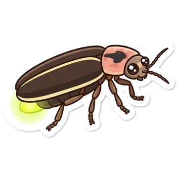 Sticker of Synchronous firefly