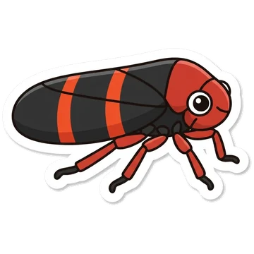 Sticker of Two-lined spittlebug