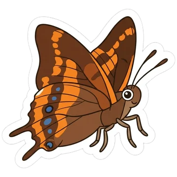 Sticker of Two-tailed pasha